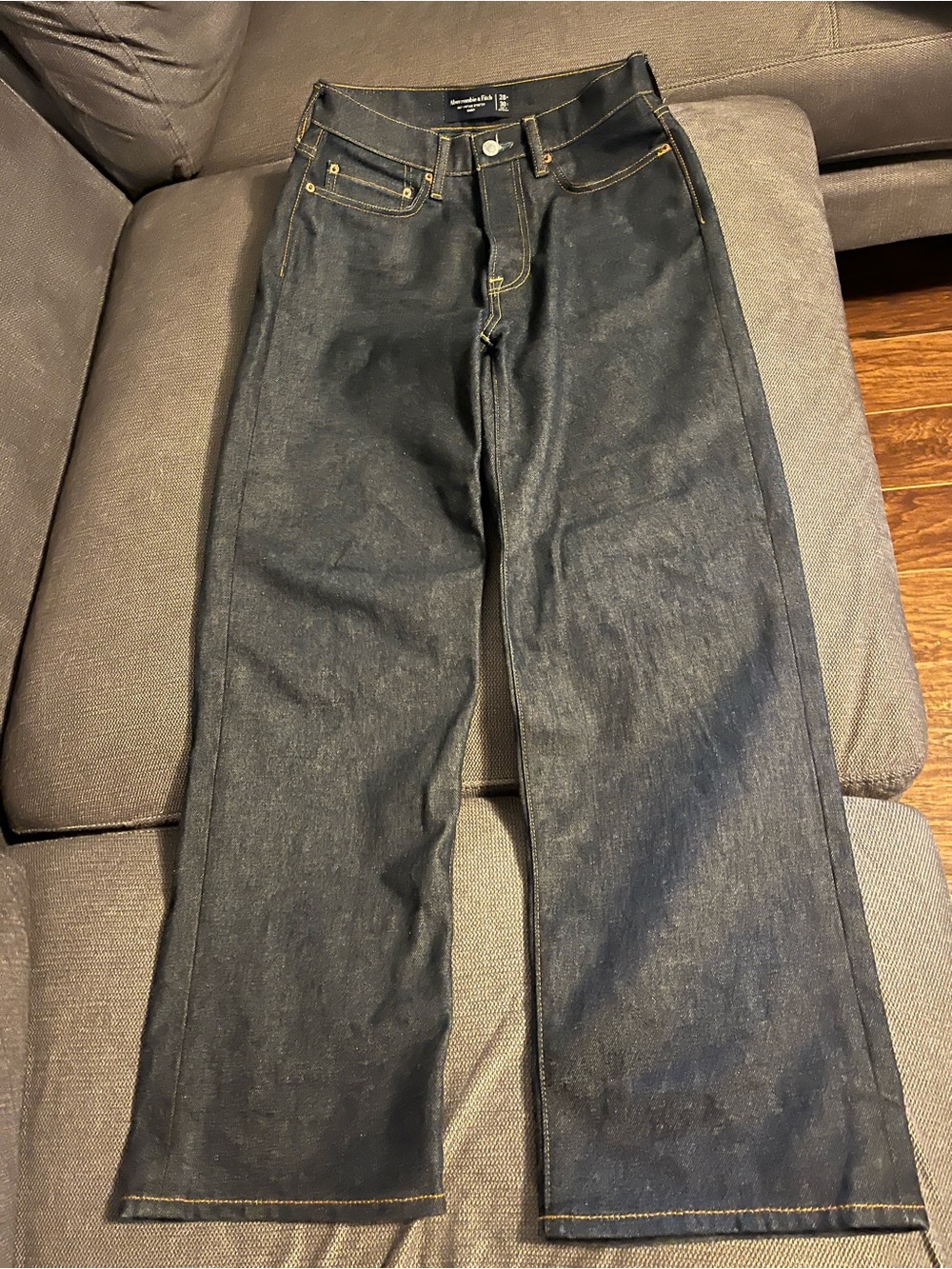 Abercrombie & Fitch Men's Indigo Straight-Leg Jeans